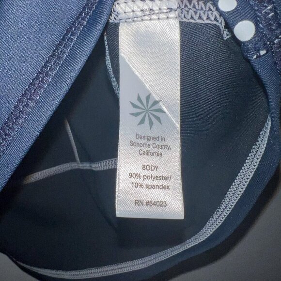 Athleta Women's Running Wild Navy Blue Half Zip Scuba Hoodie 2.0 Size XS - Picture 3 of 7